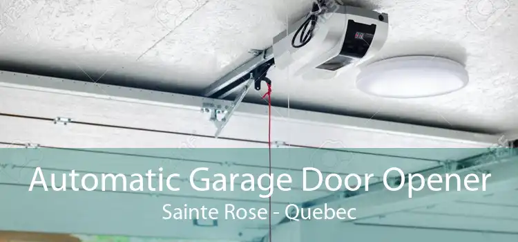 Automatic Garage Door Opener Sainte Rose - Quebec