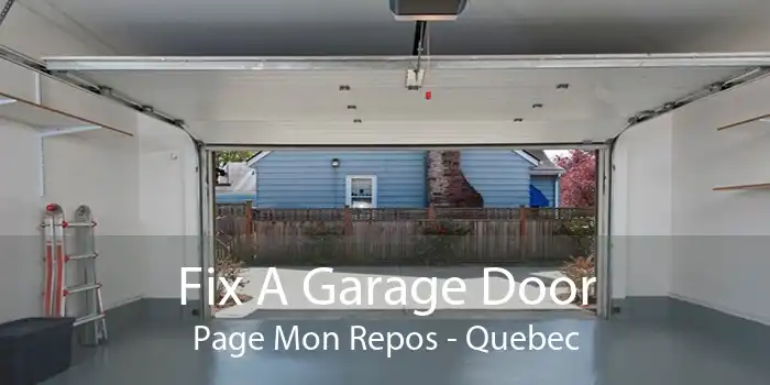 Fix A Garage Door Page Mon Repos - Quebec