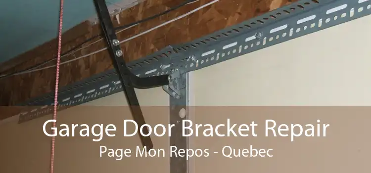 Garage Door Bracket Repair Page Mon Repos - Quebec