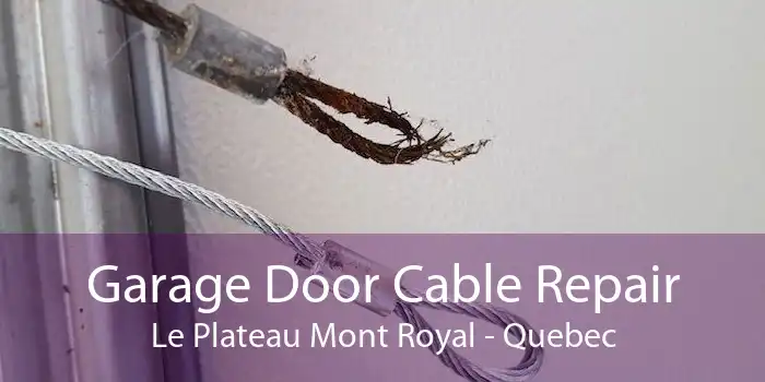 Garage Door Cable Repair Le Plateau Mont Royal - Quebec