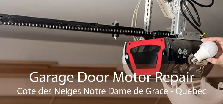 Garage Door Motor Repair Cote des Neiges Notre Dame de Grace - Quebec