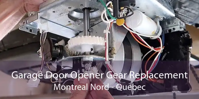 Garage Door Opener Gear Replacement Montreal Nord - Quebec