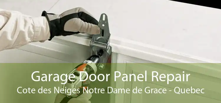 Garage Door Panel Repair Cote des Neiges Notre Dame de Grace - Quebec