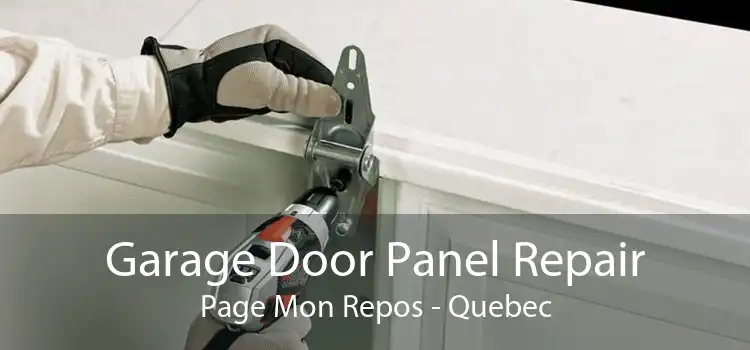 Garage Door Panel Repair Page Mon Repos - Quebec