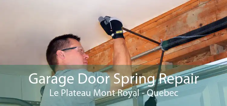 Garage Door Spring Repair Le Plateau Mont Royal - Quebec