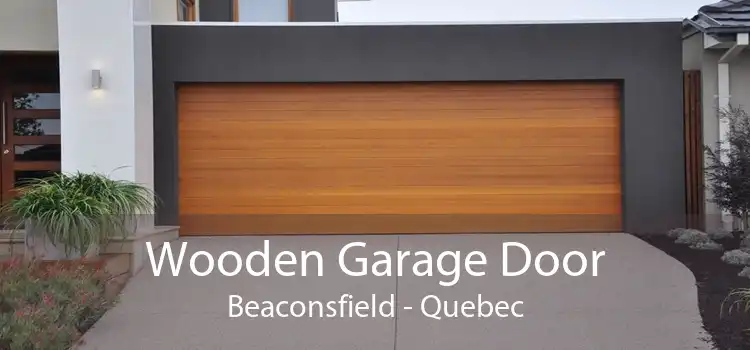 Wooden Garage Door Beaconsfield - Quebec