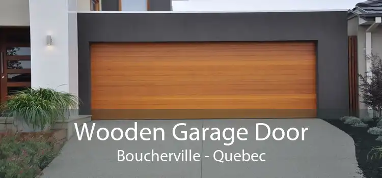 Wooden Garage Door Boucherville - Quebec