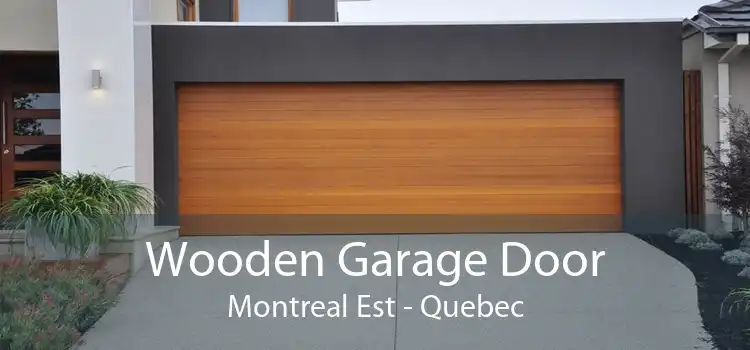 Wooden Garage Door Montreal Est - Quebec