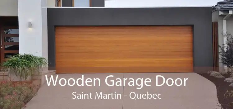 Wooden Garage Door Saint Martin - Quebec