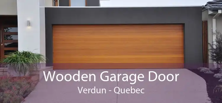 Wooden Garage Door Verdun - Quebec